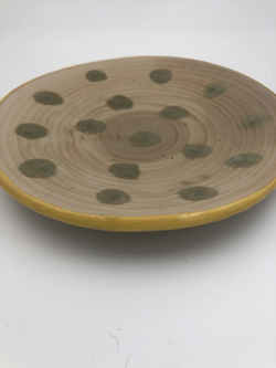 Polka dot plate